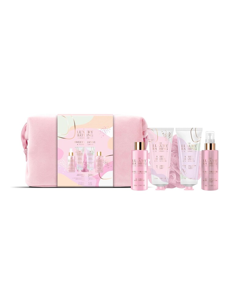 The Luxury Bathing Company Sweet Orange Ylang Ylang Glow Getaway Set - Image 1 of 1 The Luxury Bathing Company Sweet Orange Ylang Ylang Glow Getaway Set - Image 1 of 1