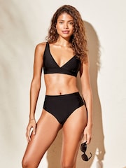 Lipsy Black Wider Apex Bikini Top - Image 1 of 4
