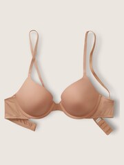 Victoria's Secret PINK Mocha Latte Nude Smooth Lightly Lined Bra - Image 3 of 5