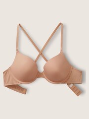 Victoria's Secret PINK Mocha Latte Nude Smooth Lightly Lined Bra - Image 4 of 5