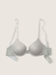 Victoria's Secret PINK Heather Grey Smooth Lightly Lined Bra - Image 3 of 5