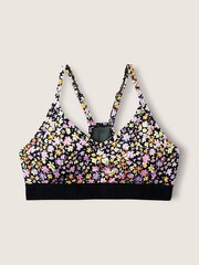 Victoria's Secret PINK Pure Black Ditsy Floral Lightly Lined Low Impact Sports Bra - Image 3 of 4