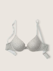 Victoria's Secret PINK Heather Grey Smooth Push Up Bra - Image 3 of 5