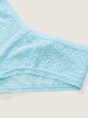 Victoria's Secret PINK Blue Breeze Blue Lace Logo Cheeky Knickers - Image 2 of 2