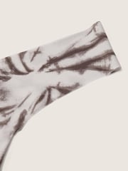 Victoria's Secret PINK Tie Dye Tinted Grey No Show Thong Knickers - Image 2 of 2