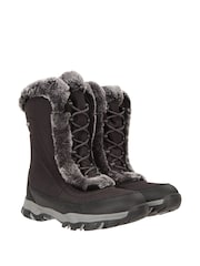 Mountain Warehouse Black Ohio Womens Thermal Fleece Lined Snow Boot - Image 1 of 6