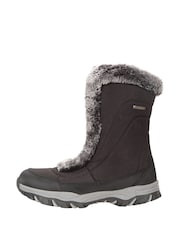 Mountain Warehouse Black Ohio Womens Thermal Fleece Lined Snow Boot - Image 5 of 6