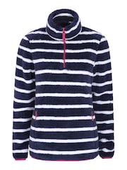 Mountain Warehouse Blue Nessy Stripe Womens Fleece - Image 1 of 6