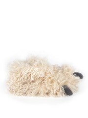 Totes Cream Kids Novelty Yeti Foot Slippers - Image 4 of 5
