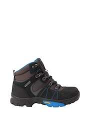 Mountain Warehouse Blue Edinburgh Vibram Youth Waterproof Walking Boots - Image 1 of 7