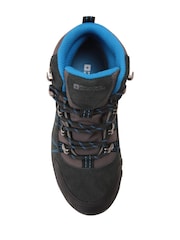 Mountain Warehouse Blue Edinburgh Vibram Youth Waterproof Walking Boots - Image 3 of 7