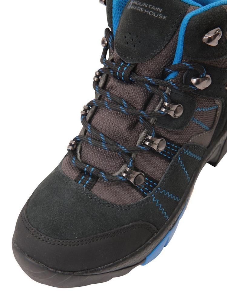 Mountain Warehouse Blue Edinburgh Vibram Youth Waterproof Walking Boots - Image 7 of 7