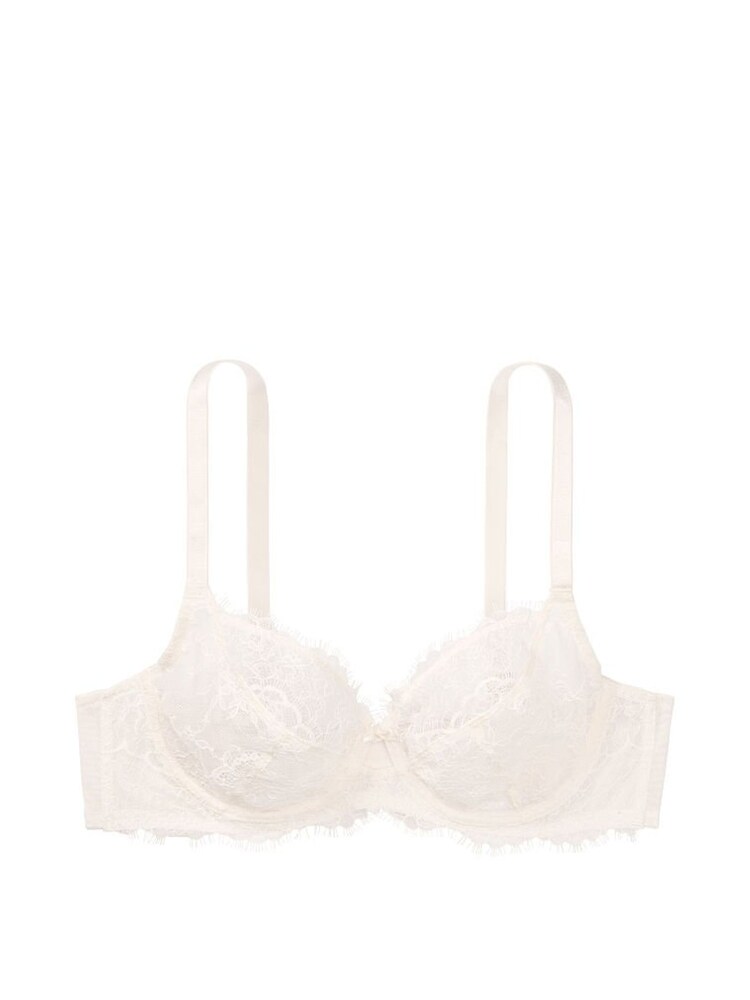 Victoria's Secret Coconut White Lace Full Cup Unlined Bra - Image 4 of 4