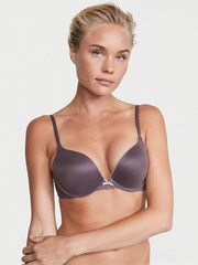 Victoria's Secret Tornado Grey Lace Trim Push Up Bra - Image 1 of 3
