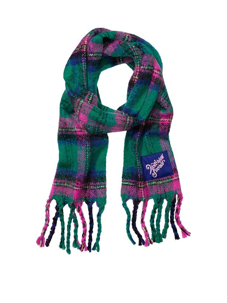 Victoria's Secret Cozy Plaid Scarf - Image 1 of 2