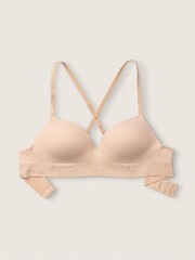 Victoria's Secret PINK Champagne Nude Non Wired Push Up Smooth T-Shirt Bra - Image 5 of 5
