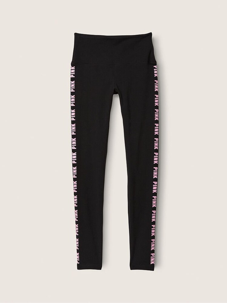Victoria's Secret PINK Cotton High Waist Full Length Legging - Image 1 of 2 Victoria's Secret PINK Cotton High Waist Full Length Legging - Image 1 of 2