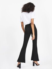 ONLY Black Flared Jersey Trousers - Image 2 of 5