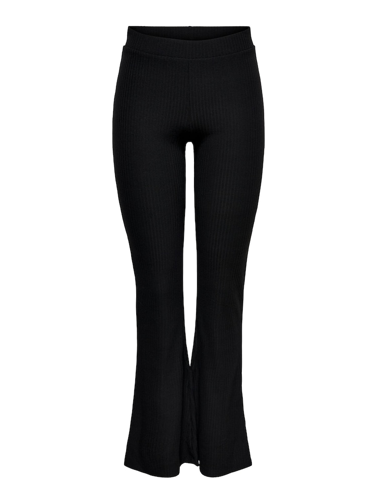 ONLY Black Flared Jersey Trousers - Image 5 of 5