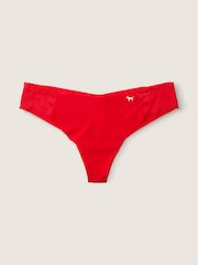 Victoria's Secret PINK Red Pepper Red No Show Thong Knickers - Image 1 of 2