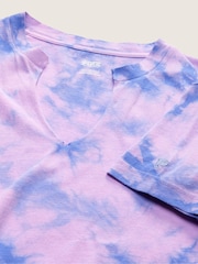 Victoria's Secret PINK Campus Short Sleeve Notch Neck Tee - Image 4 of 4