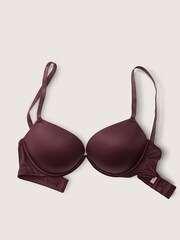 Victoria's Secret PINK Burnt Umber Brown Smooth Super Push Up Bra - Image 3 of 5