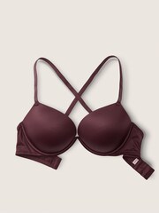 Victoria's Secret PINK Burnt Umber Brown Smooth Super Push Up Bra - Image 4 of 5