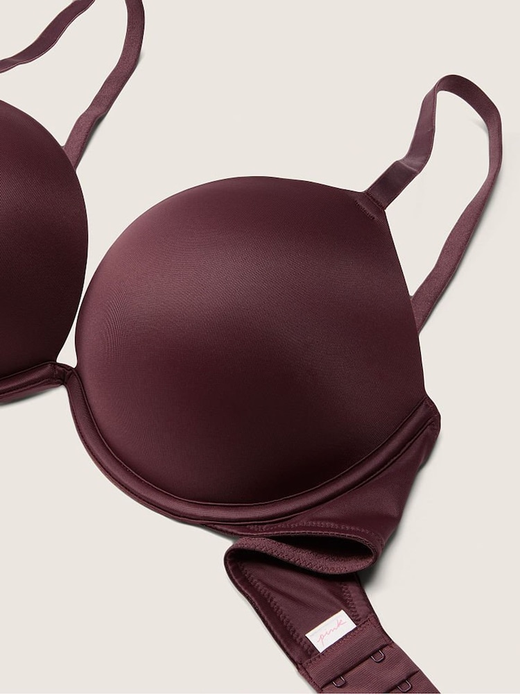 Victoria's Secret PINK Burnt Umber Brown Smooth Super Push Up Bra - Image 5 of 5