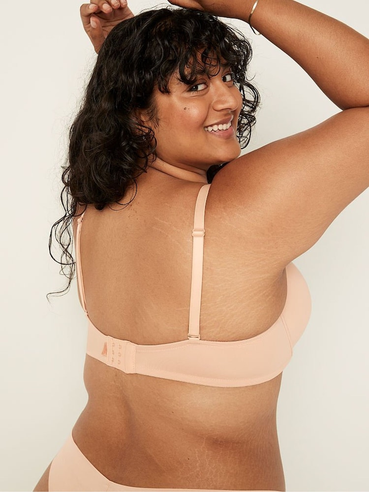 Victoria's Secret PINK Nude Beige Super Push Up Bra - Image 2 of 4