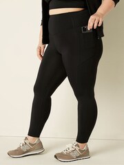 Victoria's Secret PINK Pure Black High Waist Crop Legging - Image 3 of 5