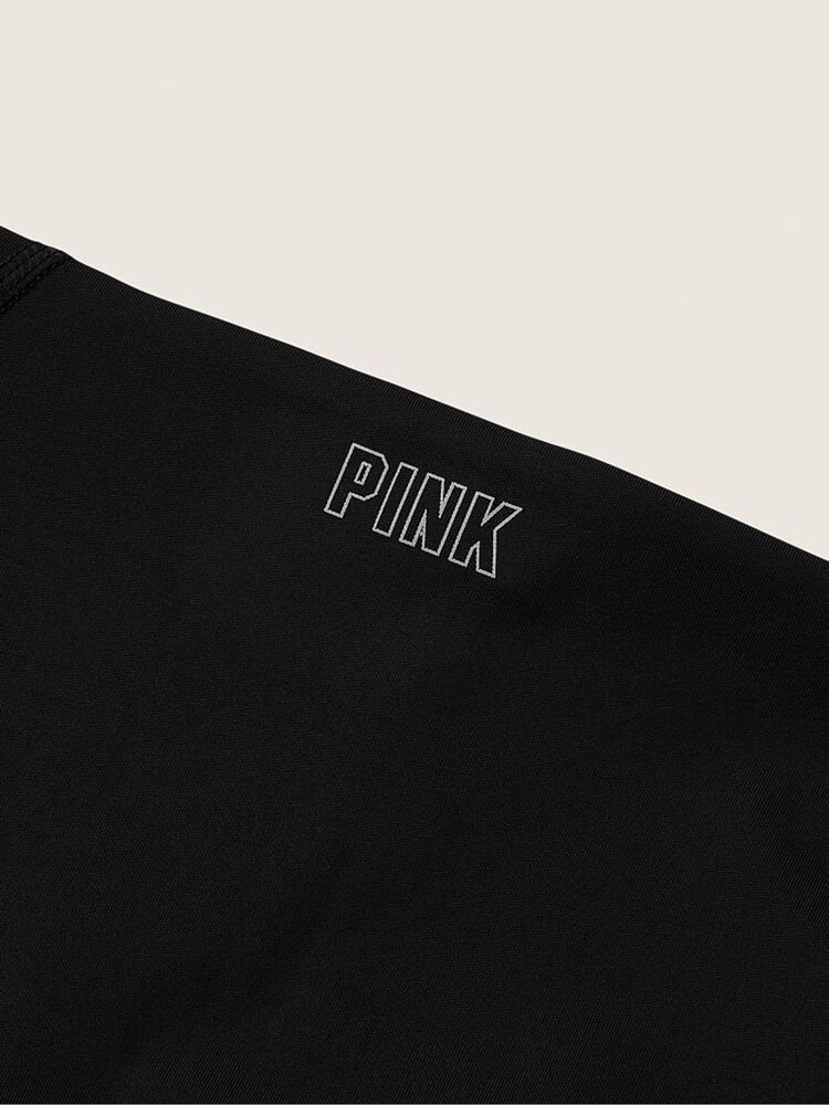 Victoria's Secret PINK Pure Black High Waist Crop Legging - Image 5 of 5