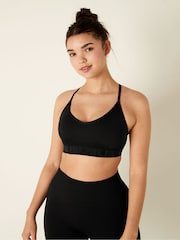Victoria's Secret PINK Black Lightly Lined Low Impact Sports Bra - Image 2 of 4