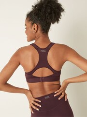 Victoria's Secret PINK Burnt Umber Brown Medium Impact Push Up Sports Bra - Image 2 of 5
