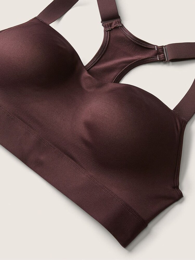 Victoria's Secret PINK Burnt Umber Brown Medium Impact Push Up Sports Bra - Image 5 of 5