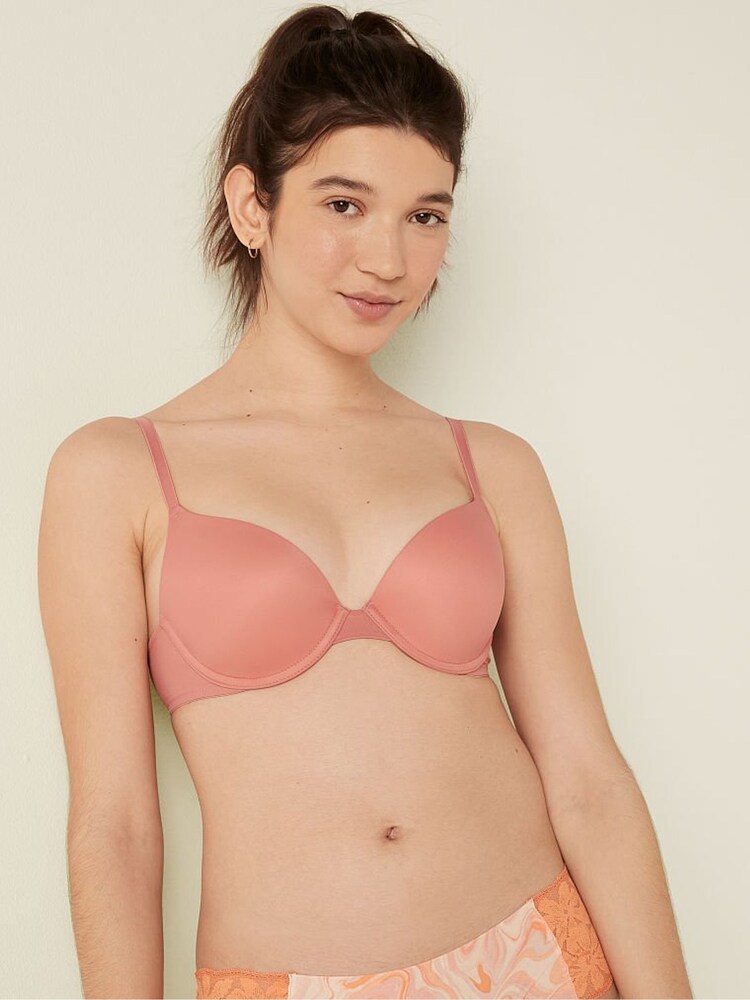 Victoria's Secret PINK French Rose Pink Smooth Push Up Bra - Image 1 of 1