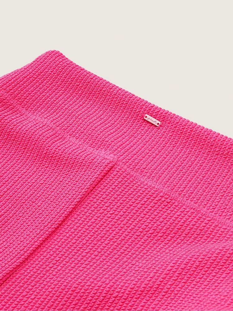 Victoria's Secret PINK Crinkle High Waist Shortie Swim Bottom - Image 4 of 4 Victoria's Secret PINK Crinkle High Waist Shortie Swim Bottom - Image 4 of 4