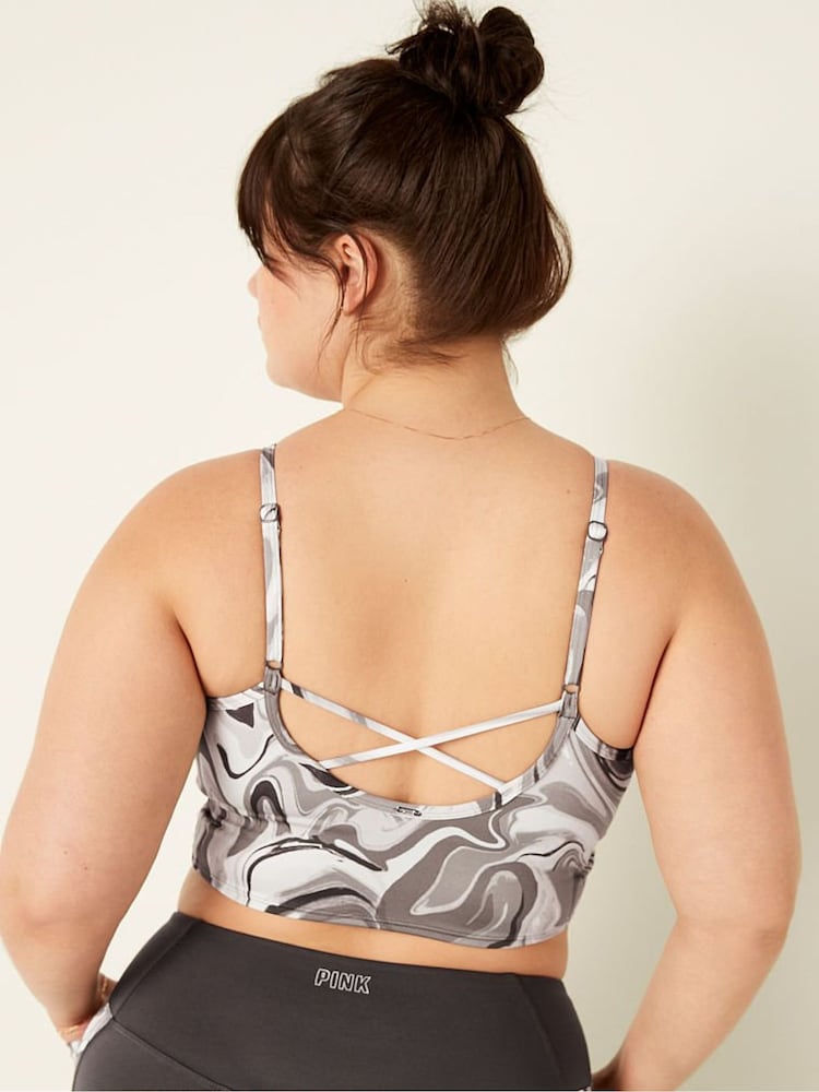 Victoria's Secret PINK Ultimate Lightly Lined Sports Crop Bra - Image 2 of 4