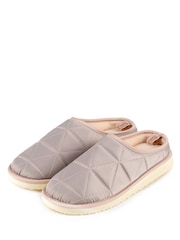 Totes Pink Ladies Quilted  Mule Slippers - Image 1 of 5