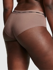 Victoria's Secret PINK Iced Coffee Brown Logo Hipster Knickers - Image 3 of 4