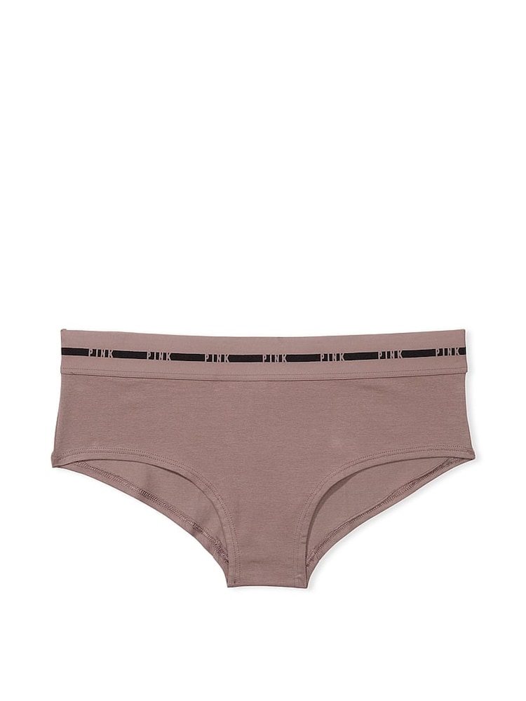 Victoria's Secret PINK Iced Coffee Brown Logo Hipster Knickers - Image 4 of 4 Victoria's Secret PINK Iced Coffee Brown Logo Hipster Knickers - Image 4 of 4