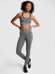 Victoria's Secret PINK Pure Black Marl Logo Legging - Image 1 of 4