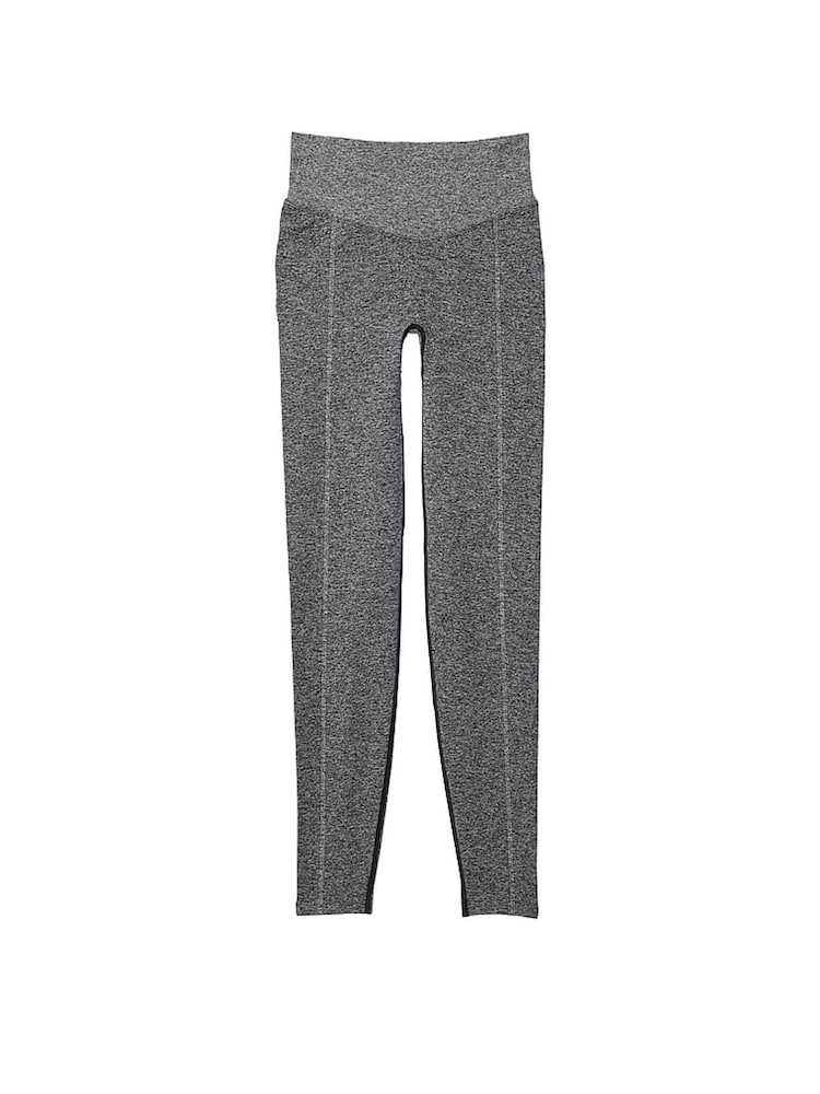 Victoria's Secret PINK Pure Black Marl Logo Legging - Image 4 of 4