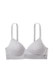 Victoria's Secret PINK Medium Heather Grey Non Wired Lightly Lined Cotton Bra - Image 7 of 7