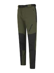 Mountain Warehouse Green Forest Mens Water-Resistant Trekking Trousers - Image 5 of 6