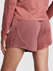 Victoria's Secret PINK Soft Begonia Pink Fleece Elevated Fleece Short - Image 2 of 4