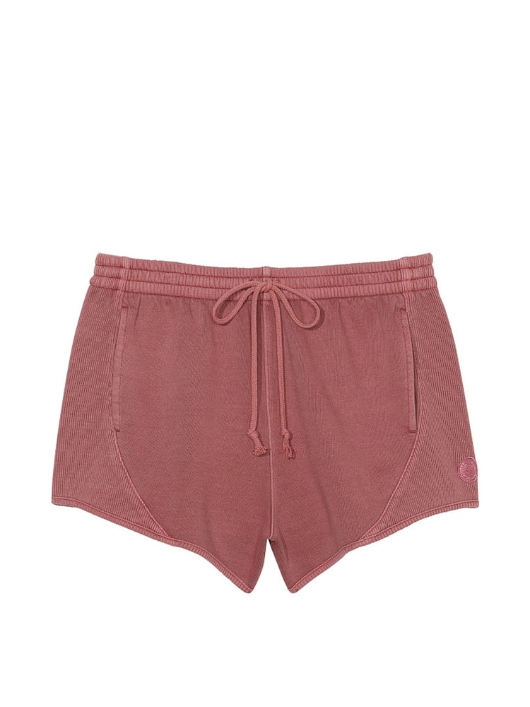 Victoria's Secret PINK Soft Begonia Pink Fleece Elevated Fleece Short - Image 4 of 4