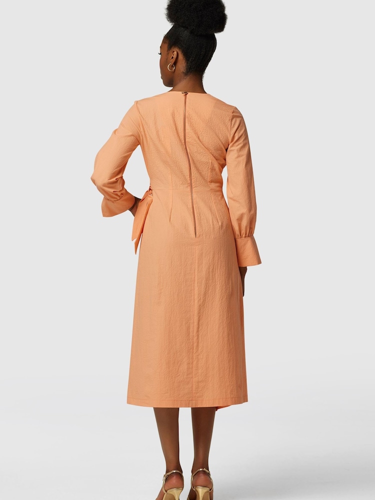 Closet Orange London Pleated Wrap Dress - Image 6 of 6 Closet Orange London Pleated Wrap Dress - Image 6 of 6