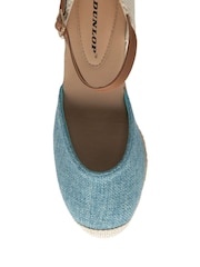 Dunlop Blue Ladies Espadrille Wedge - Image 4 of 4