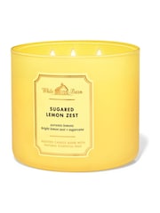 Bath & Body Works Sugared Lemon Zest 3-Wick Candle 14.5 oz / 411 g - Image 1 of 1