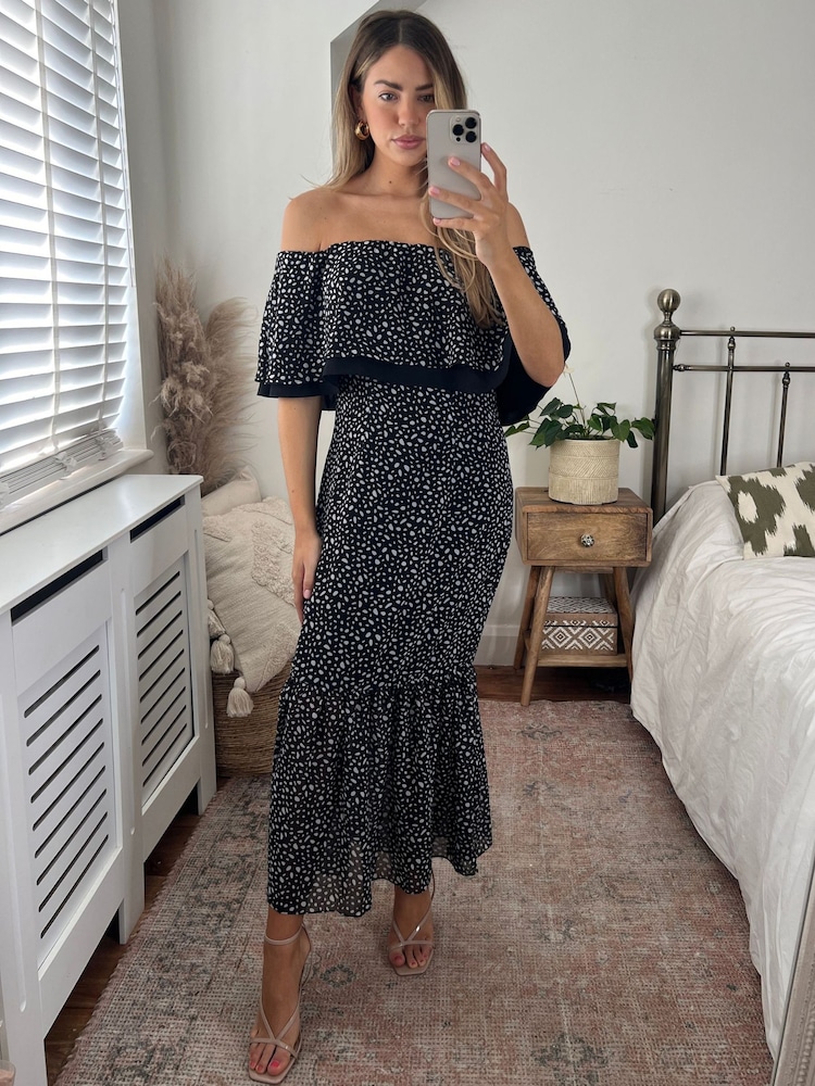 Style Cheat Monochrome Tara Bandeau Dress - Image 1 of 4